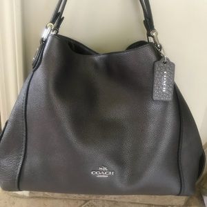 Coach Edie 31 handbag in Metallic